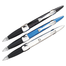 A.T. CROSS 4721 CRO4721 PEN, BALLPT MORPH w/ TIN*BLACK